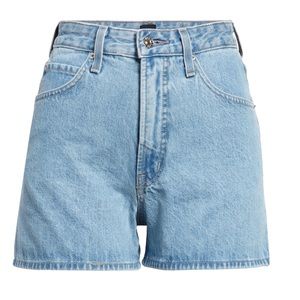 EDWIN high waisted jean shorts - beach wave